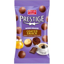 تصویر دراژه شکلاتی شیری پرستیژ شیرین عسل 50 گرم 