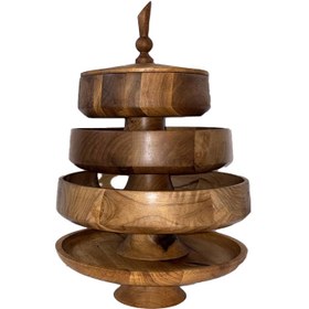 تصویر سرویس چوبی 4 تیکه نیو 