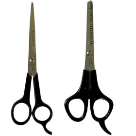 تصویر قیچی مو مدل BET-1010 مجموعه 2 عددی 