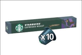 تصویر کپسول قهوه استارباکس مدل Starbucks Espresso Roast coffee capsule