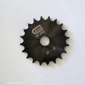 تصویر چرخ زنجیر 40 flat 40 ANSI Sprocket