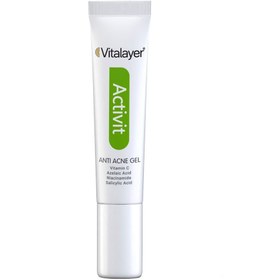 تصویر ژل موضعی ضد جوش اکتی ویت ویتالیر Activit Anti Acne Gel VITALAYER