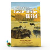 تصویر غذای خشک سگ تیست آف د وایلد بدون غلات با طعم گاومیش و گوزن Taste of the wild with bison & venison وزن ۱۲.۲ کیلوگرم 