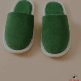 تصویر دمپایی حوله ای برق لامع 