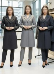 تصویر مانتو شلوار اداری فاستونی مدل دیپلمات کد 044 