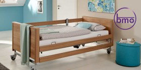 تصویر تخت بستری خانگی فول برقی با روکش چوبی ا Home electric medical bed Home electric medical bed