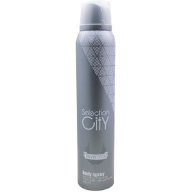 تصویر اسپري خوشبو کننده بدن مردانه مدل Invectus حجم 200میل سلکشن سیتی Selection City Body Spray Invectus For Men 200ml