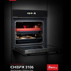 تصویر فر توکار بیمکث مدل 3106 مشکی Bimax 3106 Built-in Oven-Black