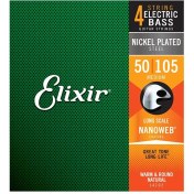 تصویر سیم گیتار بیس Elixir Nickel-Plated Steel Medium 0.050–0.105 Long Scale 