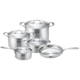 تصویر سرویس 9 پارچه کیپ مدل KSS-3000 Keep KSS-3000 Pot Set 9 Pieces