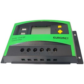 تصویر کنترل شارژر خورشیدی 30 آمپر یورونت EURONET 