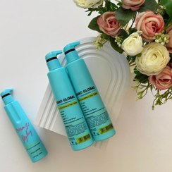 تصویر کرم ژل نانوگلوبال حالت دهنده بدون سولفات موی فر 