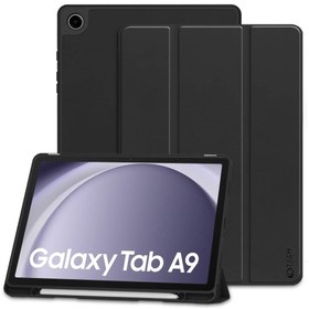 تصویر کیف چرم مناسب برای تبلت سامسونگ Galaxy Tab A9 8.7 X115 ا Samsung Galaxy Tab A9 8.7 X115 Leather Book Cover Samsung Galaxy Tab A9 8.7 X115 Leather Book Cover