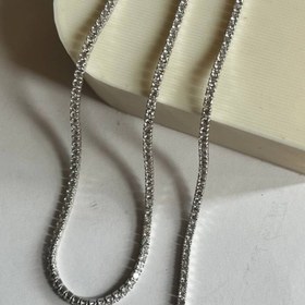 تصویر دستبند تنیسی نقره 3 