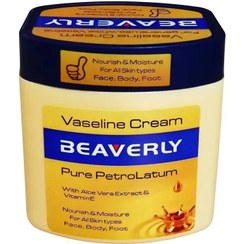 تصویر کرم وازلین بیورلی حجم ۲۵۰ میلی لیتر با رایحه آلوئه ورا 