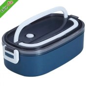 تصویر ظرف غذا لانچ باکس مدل یک طبقه دسته دار ظرفیت 500 میلی لیتر lunch box 500ml