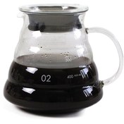 تصویر سرور قهوه هاریو مدل V60 ظرفیت ۶۰۰ میلی‌لیتر شیشه‌ای 