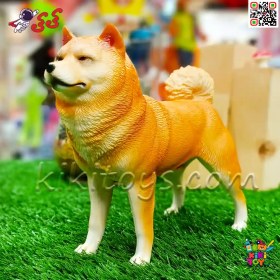 تصویر فیگور حیوانات ماکت سگ شیبا اینو اسباب بازی 971 Shiba Inu 