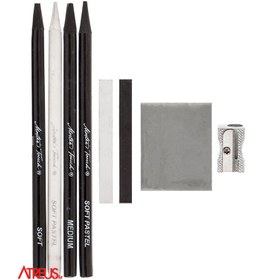 تصویر ست زغال و پاستل Masters touch Pastel & Charcoal 