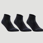 تصویر جوراب تنیس ساق کوتاه آرتنگو ARTENGO RS500 پک سه تایی – مشکی ا Tennis Socks - Medium Size With Collar - Unisex - 3 Pairs - Black - RS500 Tennis Socks - Medium Size With Collar - Unisex - 3 Pairs - Black - RS500