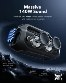 تصویر اسپیکر بلوتوثی انکر مدل Soundcore Boom 2 Plus Anker Soundcore Boom 2 Plus