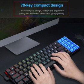 تصویر کیبورد مخصوص بازی ردراگون مدل ASHE K626-KB Redragon ASHE K626-KB Gaming Keyboard