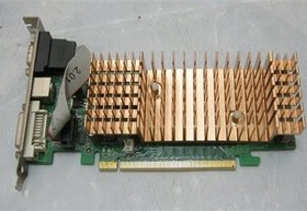 تصویر کارت گرافیک 256 سوکت PCI بدون تعمیر دست نخورده 