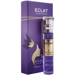 تصویر عطر جیبی زنانه مدل اکلت 25میل صندل Sandal Eau De Parfum Eclat For Women 25ml