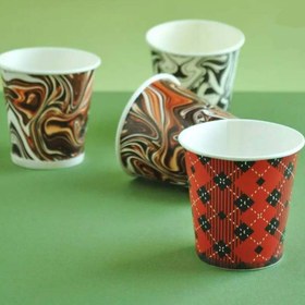 تصویر لیوان یکبار مصرف کاغذی بسته ۵۰ عددی 