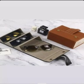 تصویر جعبه عینک سه خانه Three house glasses box