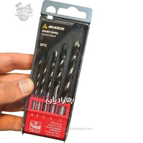 تصویر جعبه مته گرانیت همه کاره EMOGE مجموعه 5 عددی