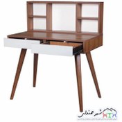 تصویر میز تحریر شلف دار کشودار 