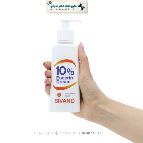 تصویر کرم مرطوب کننده اوره و اوسرین ۱۰ درصد سیوند ۱۵۰ میلی لیتر Sivand Deep Moisturizer 10% Eucerin Cream 150ml