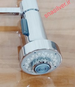 تصویر شیر ظرفشویی ایزی هوم spiral spring sink mixer easy home