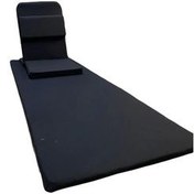 تصویر مت یوگا مشکی صندلی مدیتیشن پشتیبان کوسن زمینی پشتیبانی می کند + 60 180 پارچه مات ای REMEGE 