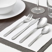 تصویر سرویس قاشق چنگال و کارد 16 تکه ایکیا مدل Ikea MOPSIG Ikea MOPSIG 16-piece cutlery set