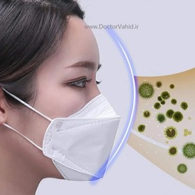 تصویر ماسک سه بعدی میکس ۹ رنگ کپی 3D-face mask KF94