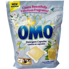 تصویر قرص ماشین لباسشویی اومو رایحه شکوفه بهاری بسته (42 تایی) Omo Washing Machine Tablets Spring Blossom Scent Pack (42 pieces)