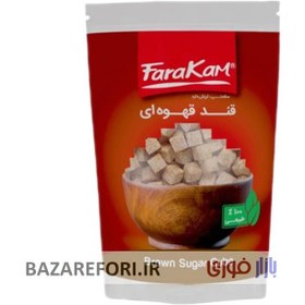 تصویر قند قهوه‌ای 400 گرمی از برند فراکام - بازار فوری brown sugar