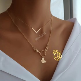 تصویر گردنبند طلای تیفانی با وزن ۵.۸۷۰ Gold necklace