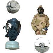 تصویر لباس و ماسک ضدگاز و شیمیایی Gas and chemical clothing and masks