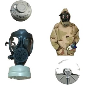 تصویر لباس و ماسک ضدگاز و شیمیایی Gas and chemical clothing and masks