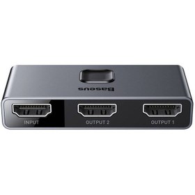 تصویر سوییچ دو پورت باسئوس مدل HDMI Switcher 