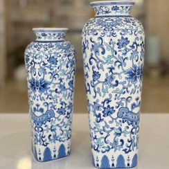 تصویر گلدان قلم آبی Vase