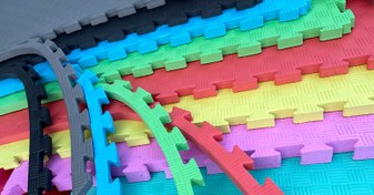 تصویر کفپوش تاتامی ضخامت ۲۰ میلیمتر دو رنگ 