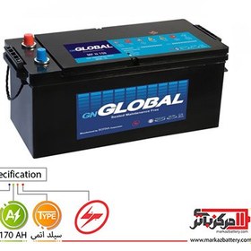 تصویر باتری سیلد (اتمی) 12 ولت 170 آمپر GN GLOBAL GN GLOBAL 12 V 170 AH