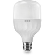 تصویر لامپ ال اي دي استوانه اي تي 80 E27 زرد آفتابی‏ 20 وات ای دی سی EDC 