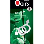 تصویر کاندوم اورز مدل Delay Plus بسته 12 عددی Ours Delay Plus Condom 12PCS