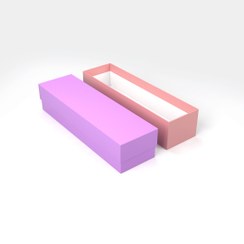 تصویر هاردباکس دوتیکه سایز ۲۳/۵×۶/۵×۵ سانتی‌متر (مناسب برای شمع آرایی) 