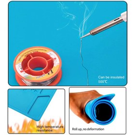 تصویر پد لحیم مدل TE-509 - آبی 